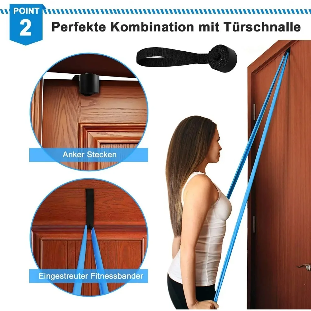 4 pezzi/set fasce elastiche pe - Crossfit Workout Gear recensione e prezzo